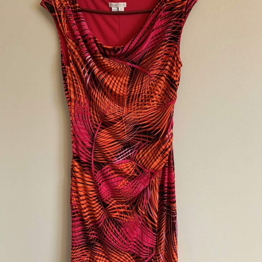 3 for $30.00 London Times multi-colored dress
